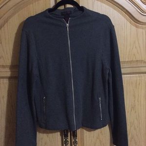 Grey zip up Ralph Lauren